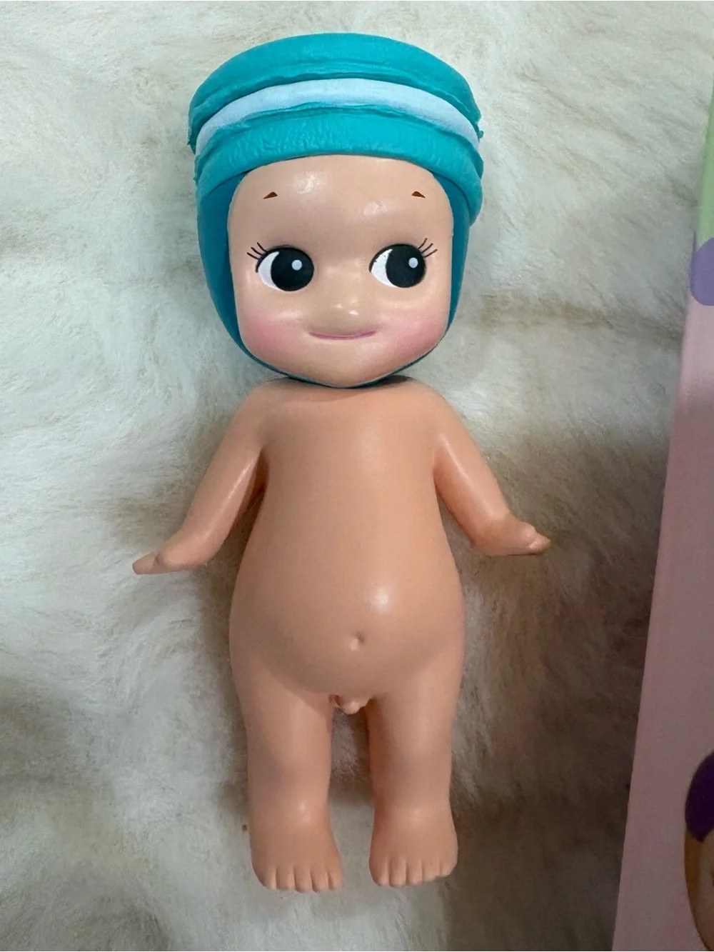 Sonny Angel Blue-Head Mini Figure - Cute Kids Doll